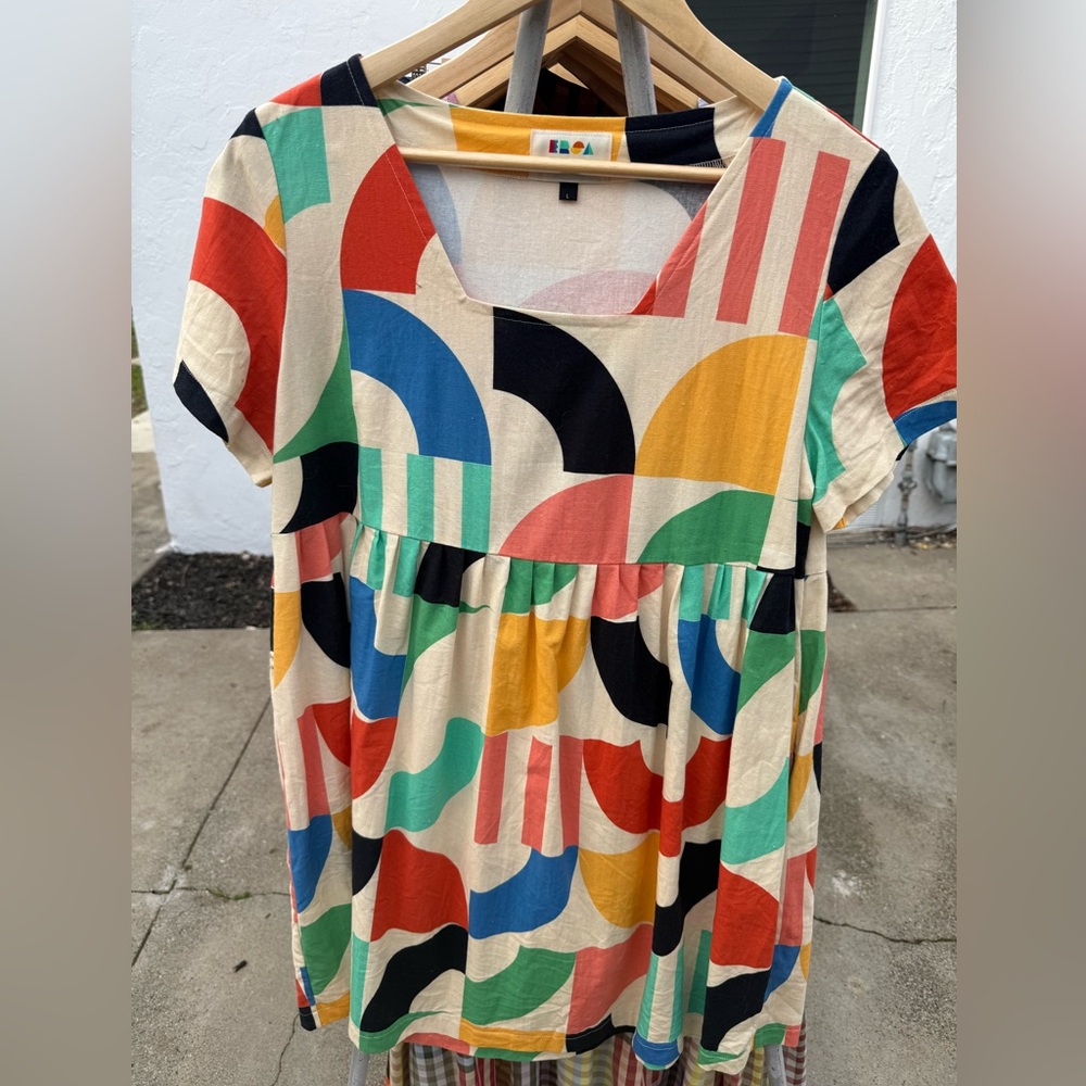 Colorful Geometric Women's Dress